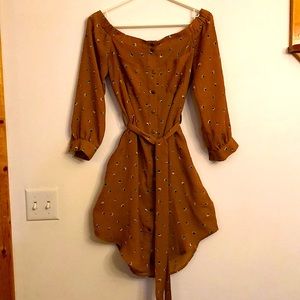 Off shoulder summer dress